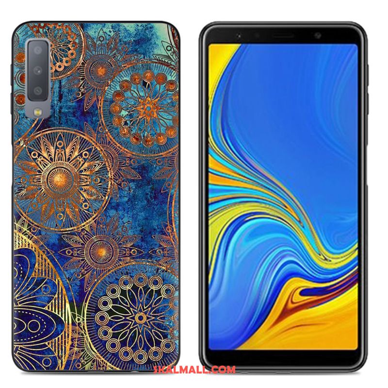 Samsung Galaxy A7 2018 Skal Färg Målade Mobil Telefon Fallskydd Kreativa Rea