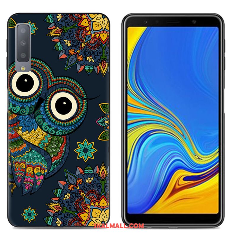 Samsung Galaxy A7 2018 Skal Färg Målade Mobil Telefon Fallskydd Kreativa Rea