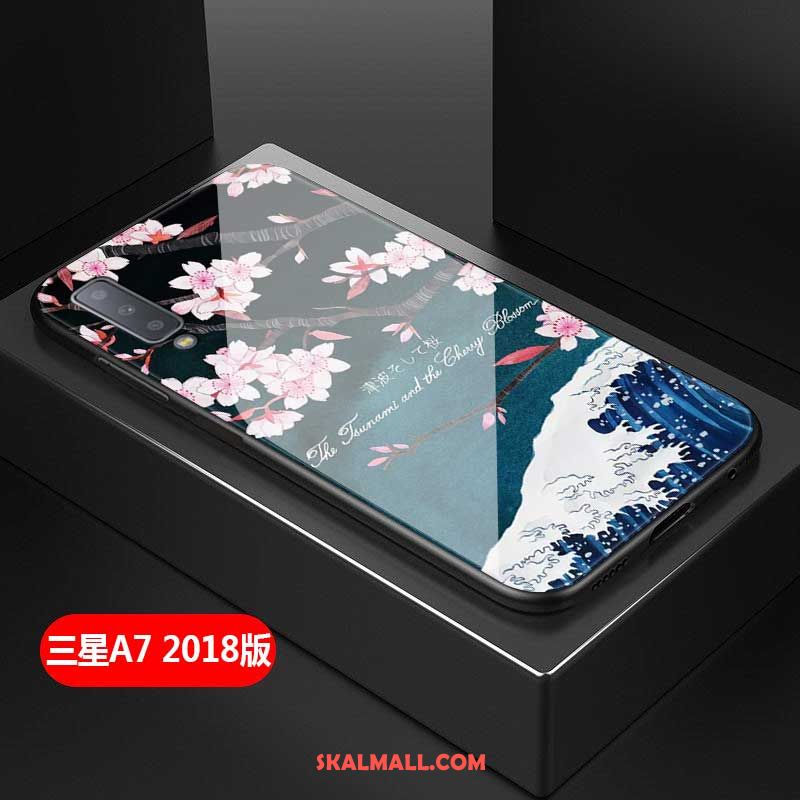 Samsung Galaxy A7 2018 Skal Konst Glas All Inclusive Stjärna Fallskydd På Nätet