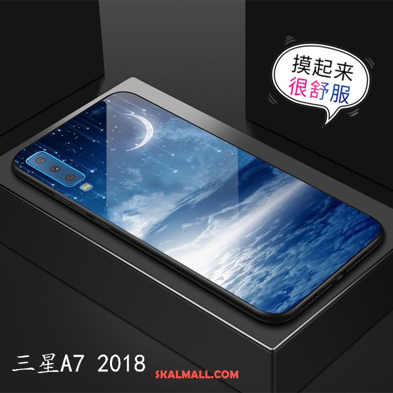 Samsung Galaxy A7 2018 Skal Mobil Telefon Fallskydd Mode Stjärna Trend Varumärke Rea