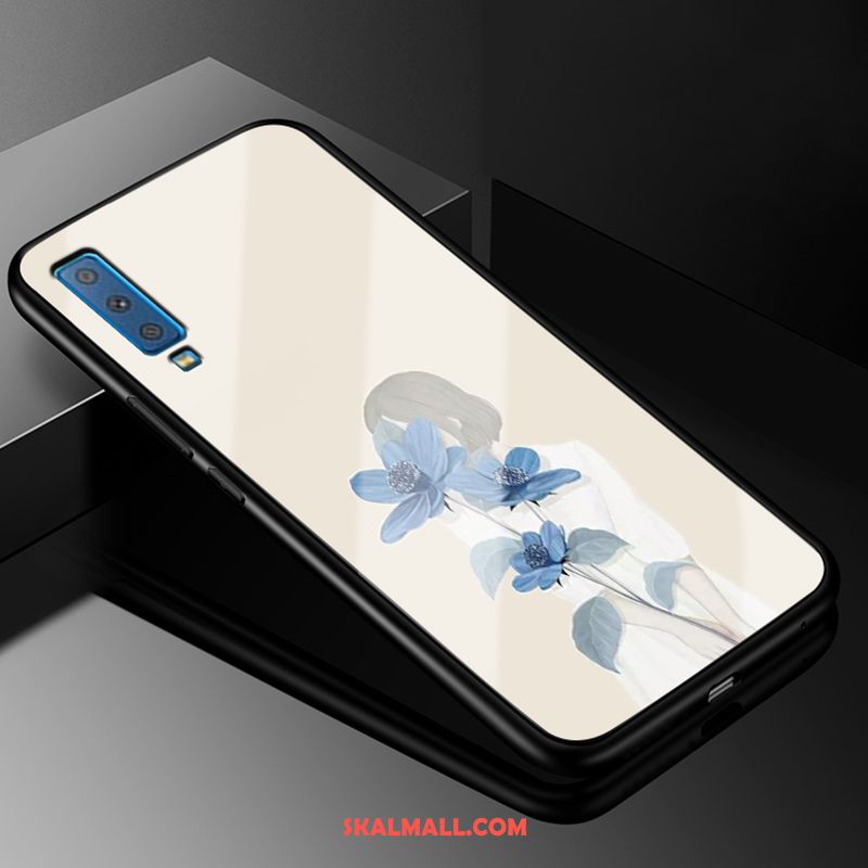 Samsung Galaxy A7 2018 Skal Skydd Silikon Glas Kyla Stjärna Fodral Köpa