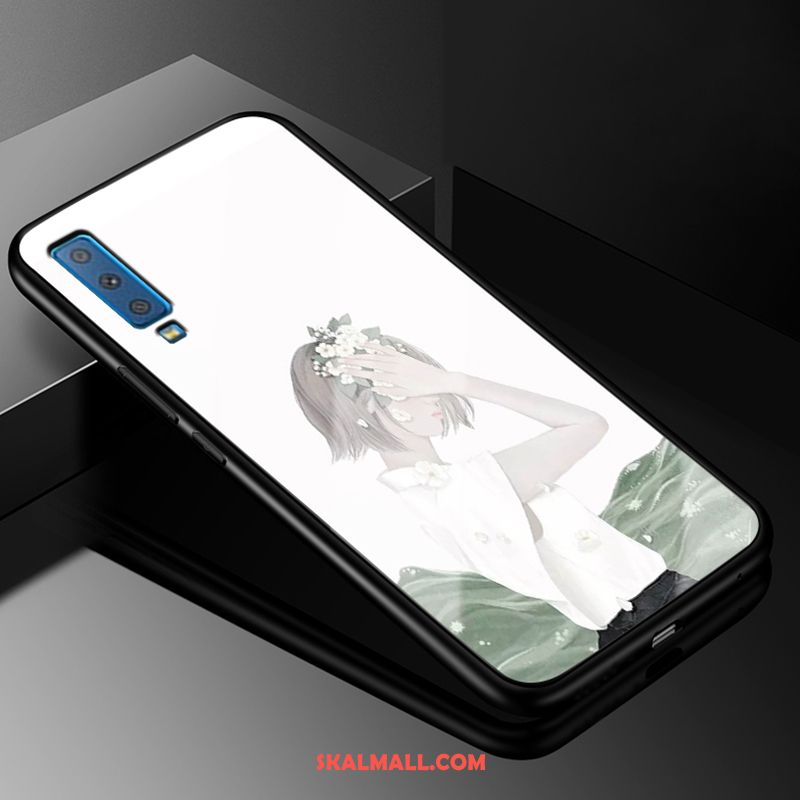 Samsung Galaxy A7 2018 Skal Skydd Silikon Glas Kyla Stjärna Fodral Köpa