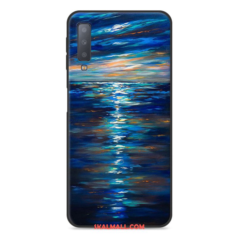 Samsung Galaxy A7 2018 Skal Stjärna Skydd Svart Kyla Fallskydd Till Salu