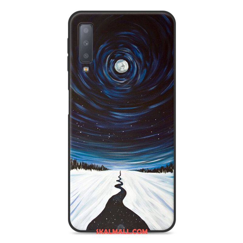 Samsung Galaxy A7 2018 Skal Stjärna Skydd Svart Kyla Fallskydd Till Salu