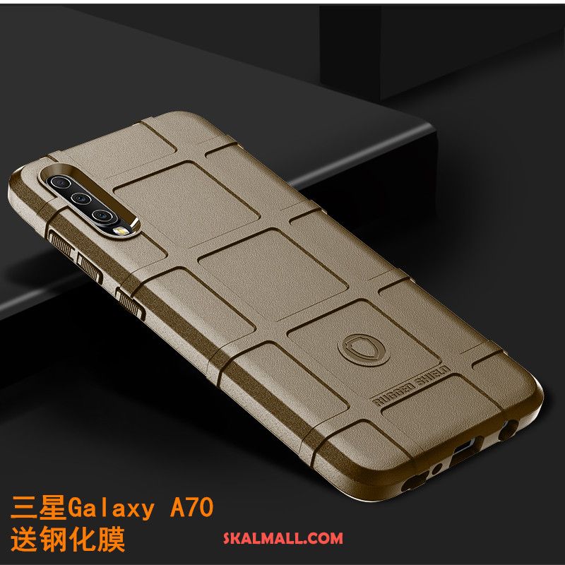 Samsung Galaxy A70 Skal Skydd Silikon Glidskydds Kreativa Lyxiga Fodral Butik