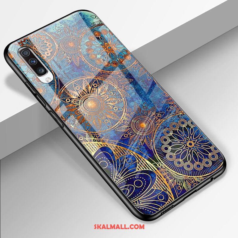 Samsung Galaxy A70 Skal Spegel Silikon Glas Stjärna Ny Billiga