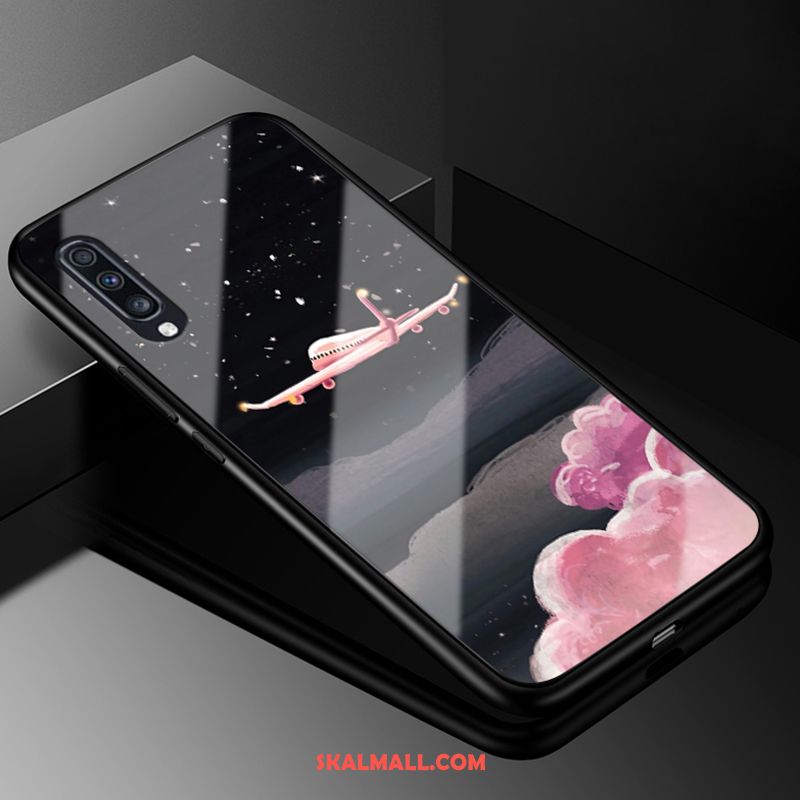 Samsung Galaxy A70 Skal Trend Glas Personlighet Purpur Fallskydd På Nätet