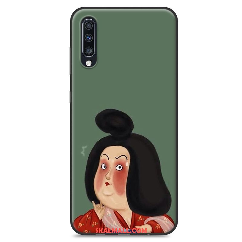 Samsung Galaxy A70 Skal Vit Kreativa Personlighet Par Mjuk Fodral Till Salu