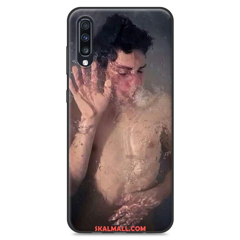 Samsung Galaxy A70 Skal Vit Kreativa Personlighet Par Mjuk Fodral Till Salu
