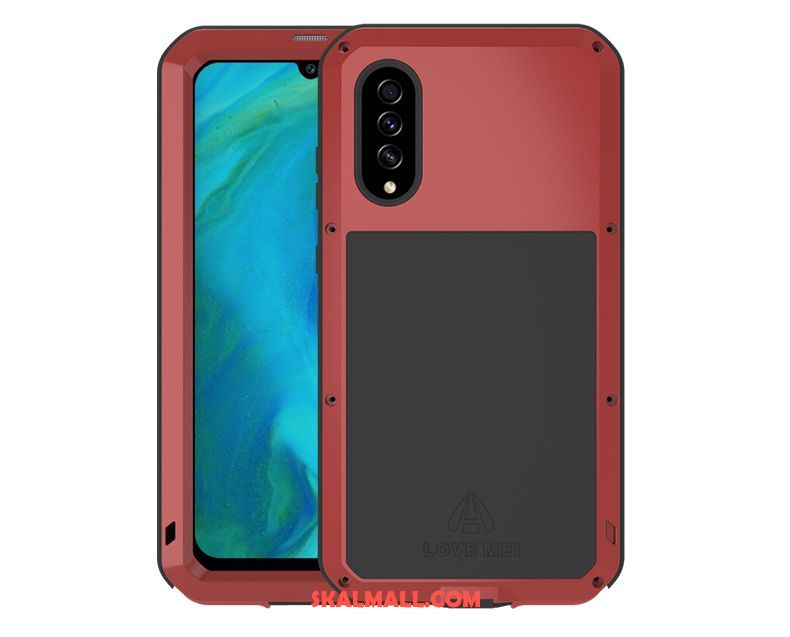 Samsung Galaxy A70s Skal Tre Försvar Fallskydd Frame Mobil Telefon Metall Billig