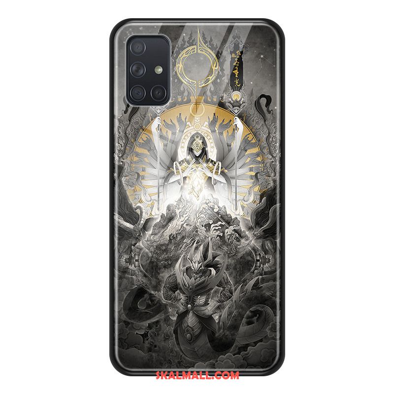 Samsung Galaxy A71 Skal Buddhism Stjärna Mobil Telefon Stor Röd Fodral Rea