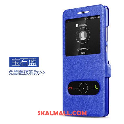 Samsung Galaxy A8 2018 Skal Läderfodral Skydd Mobil Telefon Slim Clamshell Köpa