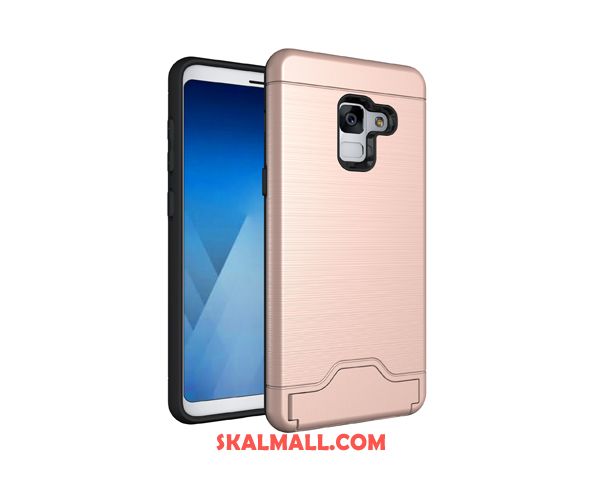 Samsung Galaxy A8 2018 Skal Skydd Svart Mobil Telefon Fallskydd Kort Köpa