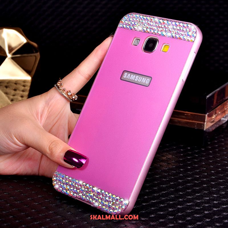 Samsung Galaxy A8 Skal Bakre Omslag Metall Cool Mobil Telefon Silver Rabatt