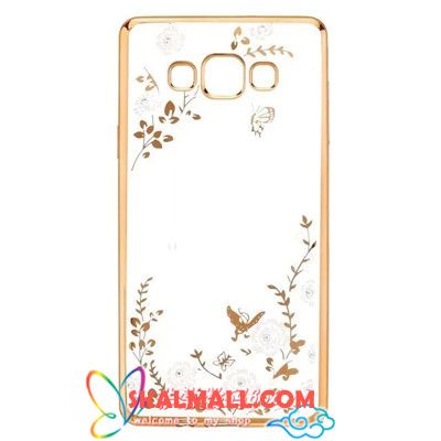 Samsung Galaxy A8 Skal Plating Trend Strass Stjärna Lyxiga Billigt