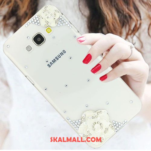 Samsung Galaxy A8 Skal Stjärna Strass Vit Mobil Telefon Trend Fodral Online