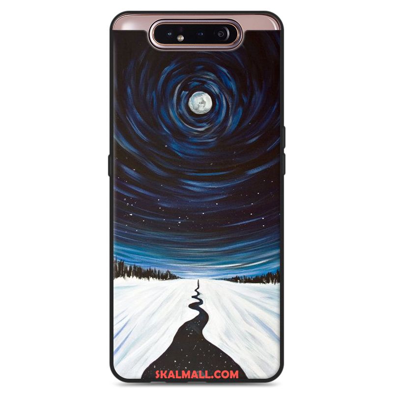 Samsung Galaxy A80 Skal Kreativa Mobil Telefon Personlighet Silikon Grå Fodral Billig