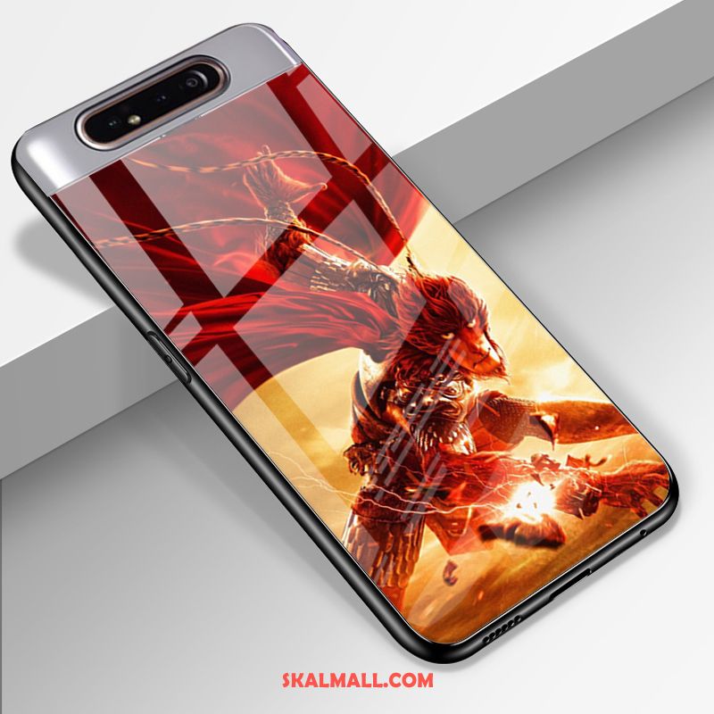 Samsung Galaxy A80 Skal Svart Stjärna All Inclusive Fallskydd Silikon Rea