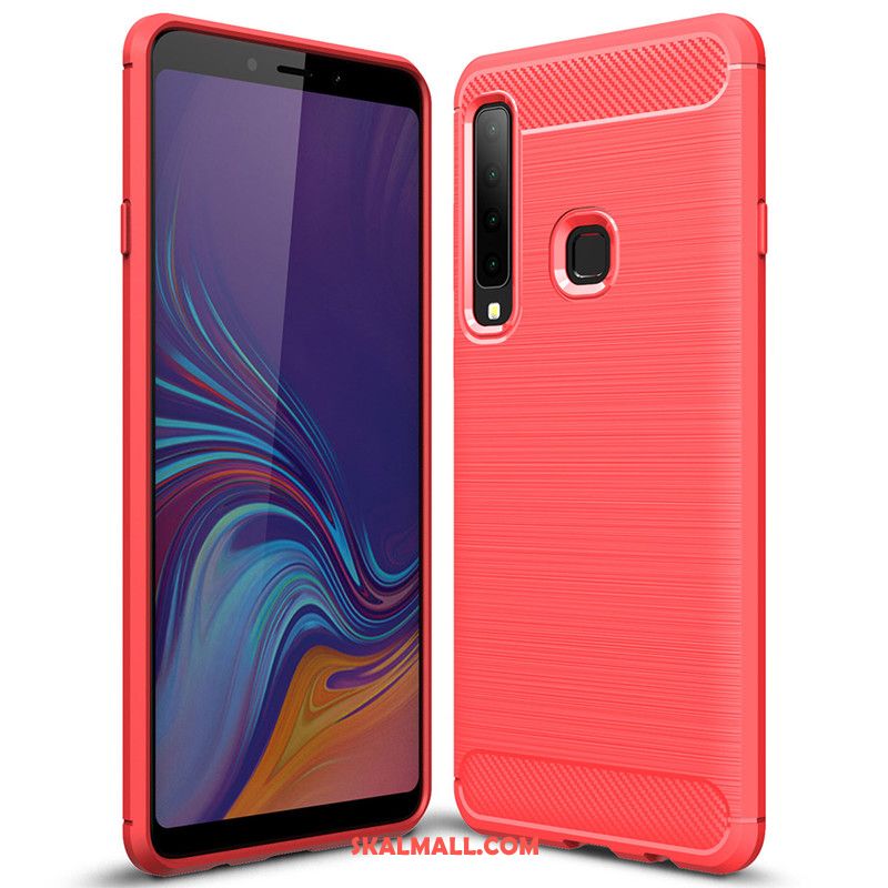 Samsung Galaxy A9 2018 Skal Enkel Mobil Telefon Trend Skydd Röd Online