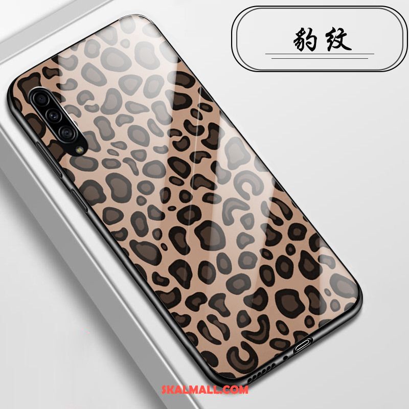 Samsung Galaxy A90 5g Skal Leopard Mobil Telefon Rosa Glas Skydd Billig