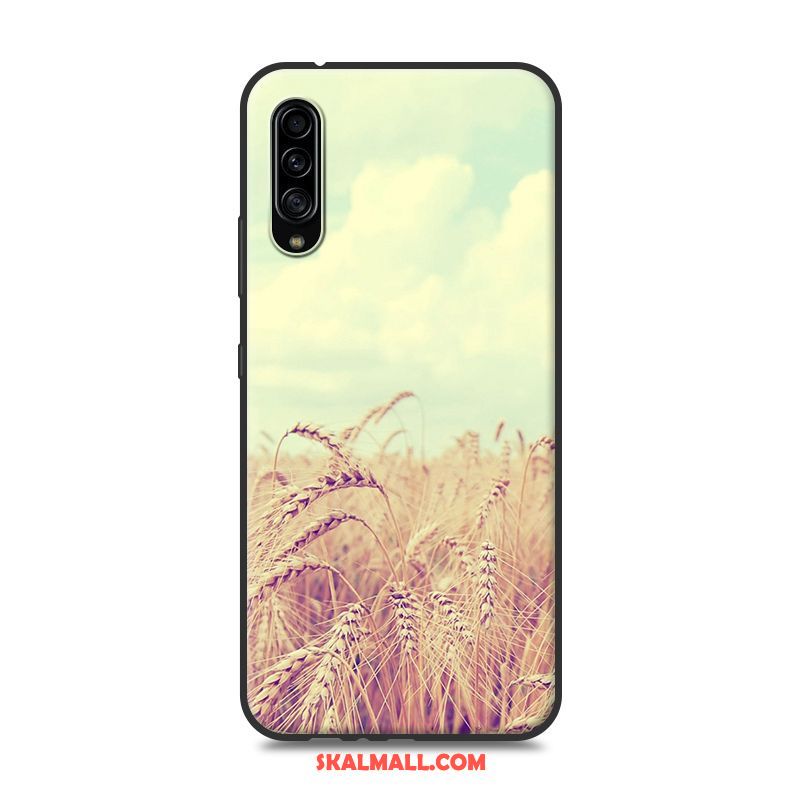 Samsung Galaxy A90 5g Skal Mobil Telefon Gul Stjärna Skydd Nubuck Fodral Till Salu