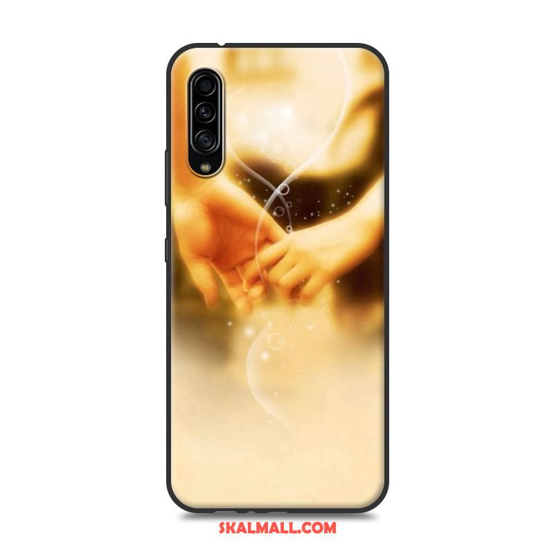 Samsung Galaxy A90 5g Skal Mobil Telefon Gul Stjärna Skydd Nubuck Fodral Till Salu