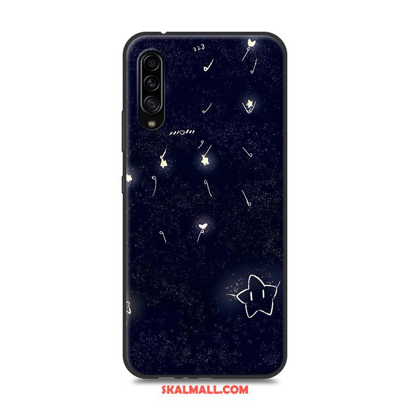 Samsung Galaxy A90 5g Skal Mobil Telefon Gul Stjärna Skydd Nubuck Fodral Till Salu