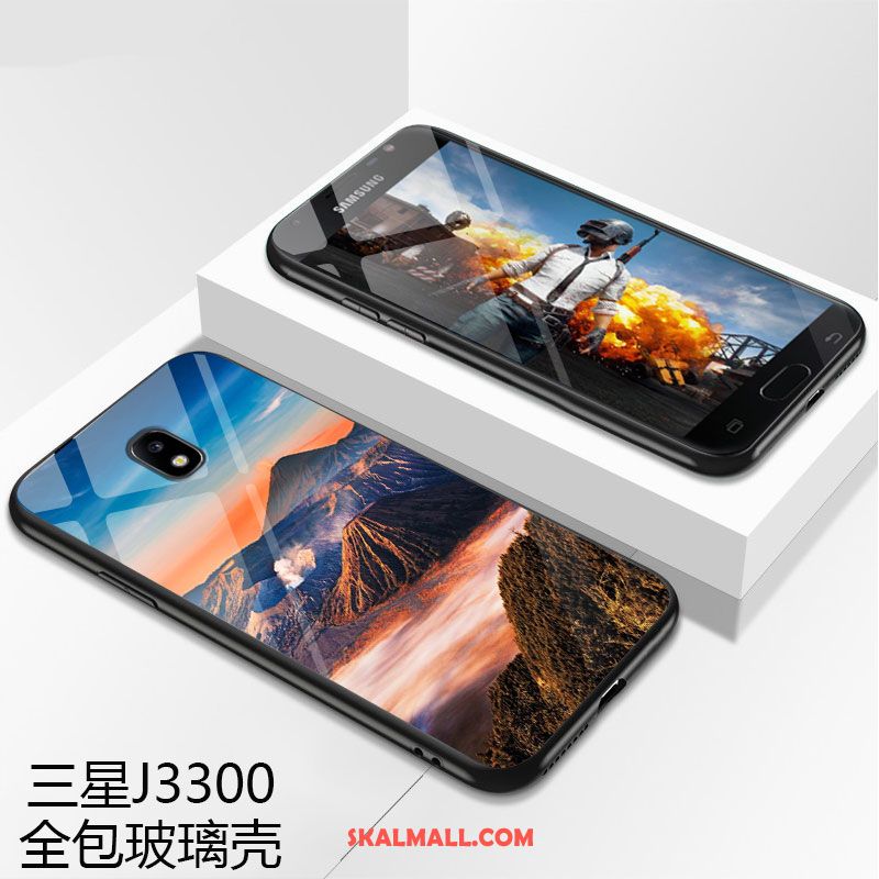 Samsung Galaxy J3 2017 Skal Fallskydd Kreativa Stjärna Glas Blå Rabatt