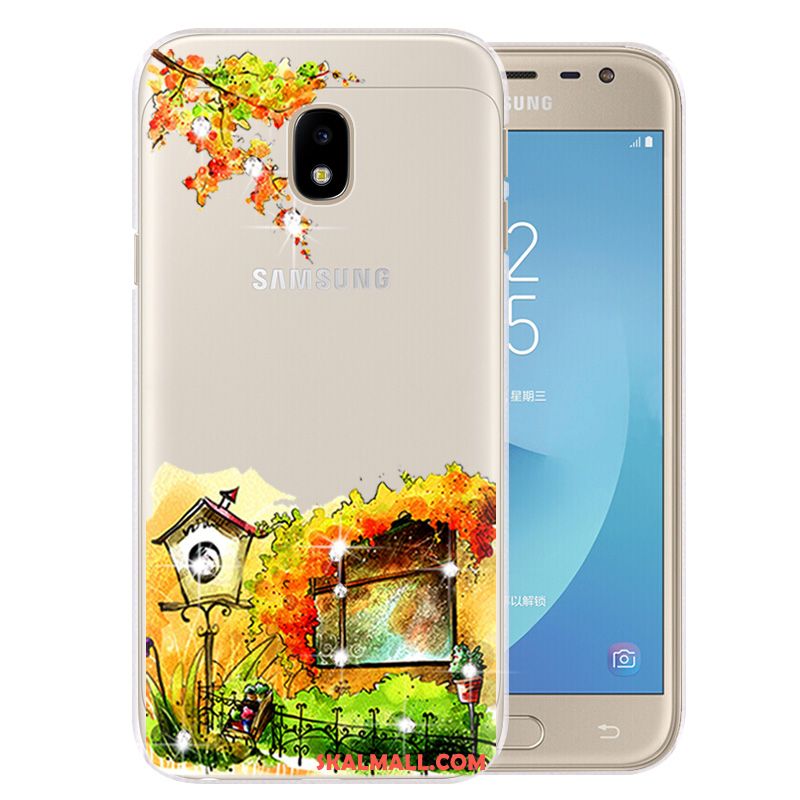 Samsung Galaxy J3 2017 Skal Silikon Tecknat Fallskydd All Inclusive Mobil Telefon Fodral Billiga