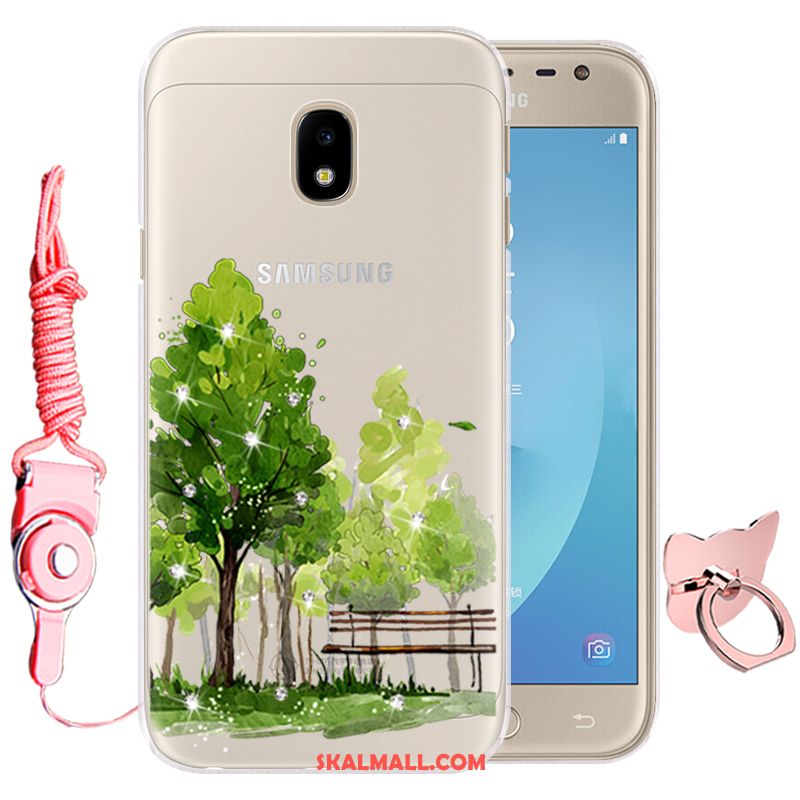 Samsung Galaxy J3 2017 Skal Skydd Fallskydd Tecknat Silikon Mobil Telefon Butik