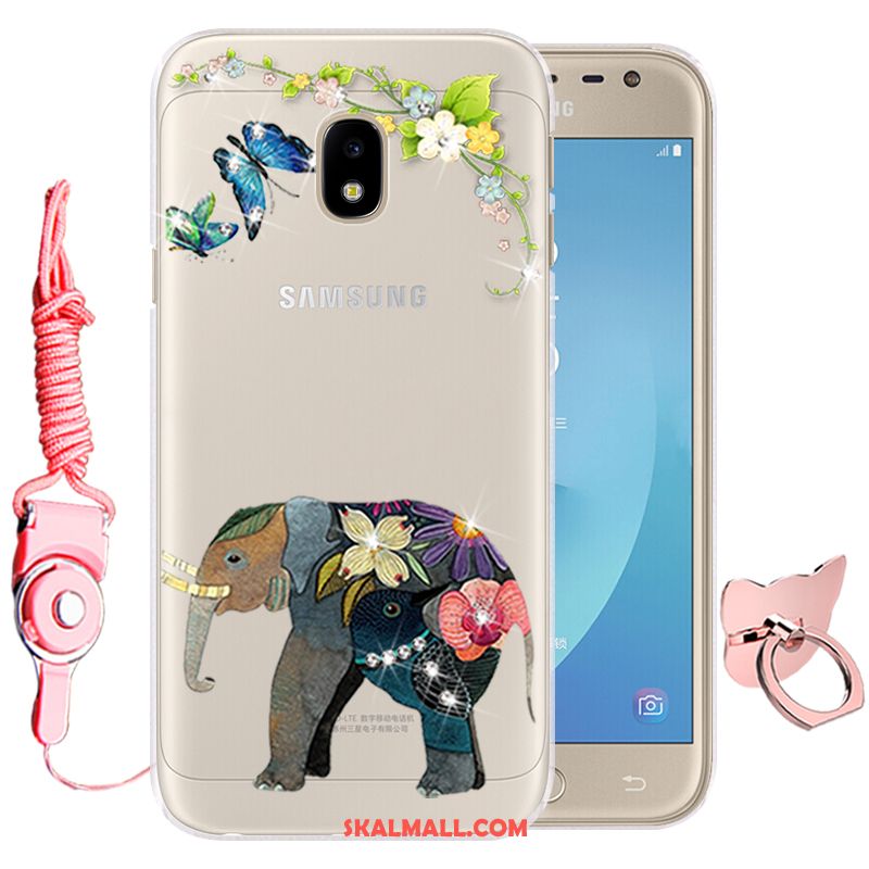 Samsung Galaxy J3 2017 Skal Skydd Fallskydd Tecknat Silikon Mobil Telefon Butik