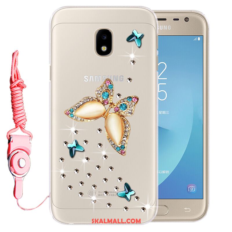 Samsung Galaxy J3 2017 Skal Strass Mobil Telefon Skydd Mjuk Silikon Online