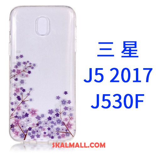 Samsung Galaxy J5 2017 Skal Rosa Fallskydd Silikon Tecknat Stjärna Billigt