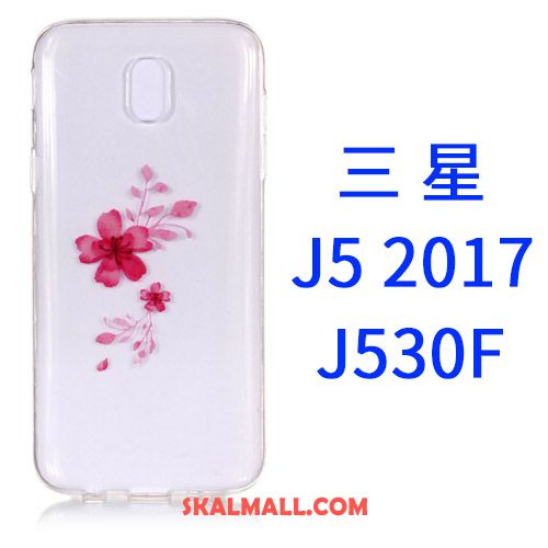 Samsung Galaxy J5 2017 Skal Rosa Fallskydd Silikon Tecknat Stjärna Billigt