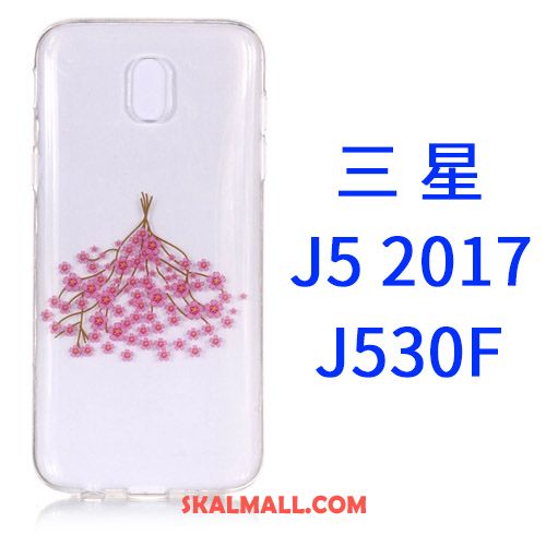 Samsung Galaxy J5 2017 Skal Rosa Fallskydd Silikon Tecknat Stjärna Billigt