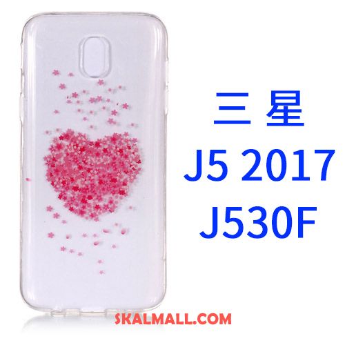 Samsung Galaxy J5 2017 Skal Rosa Fallskydd Silikon Tecknat Stjärna Billigt