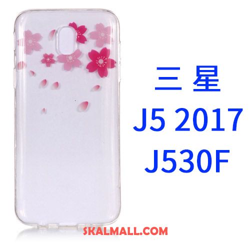 Samsung Galaxy J5 2017 Skal Rosa Fallskydd Silikon Tecknat Stjärna Billigt