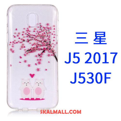 Samsung Galaxy J5 2017 Skal Rosa Fallskydd Silikon Tecknat Stjärna Billigt