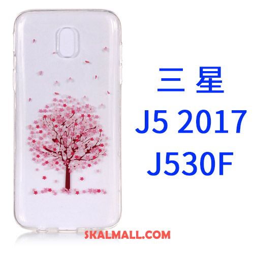 Samsung Galaxy J5 2017 Skal Rosa Fallskydd Silikon Tecknat Stjärna Billigt