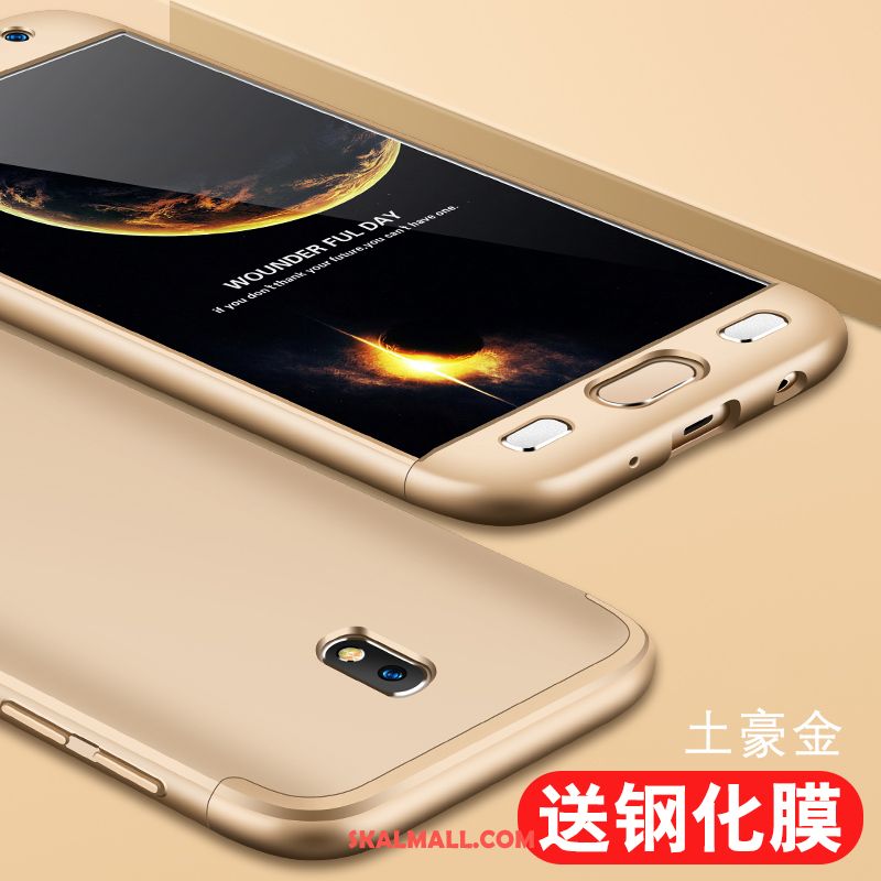 Samsung Galaxy J5 2017 Skal Skydd Mobil Telefon Guld Fallskydd Stjärna Butik