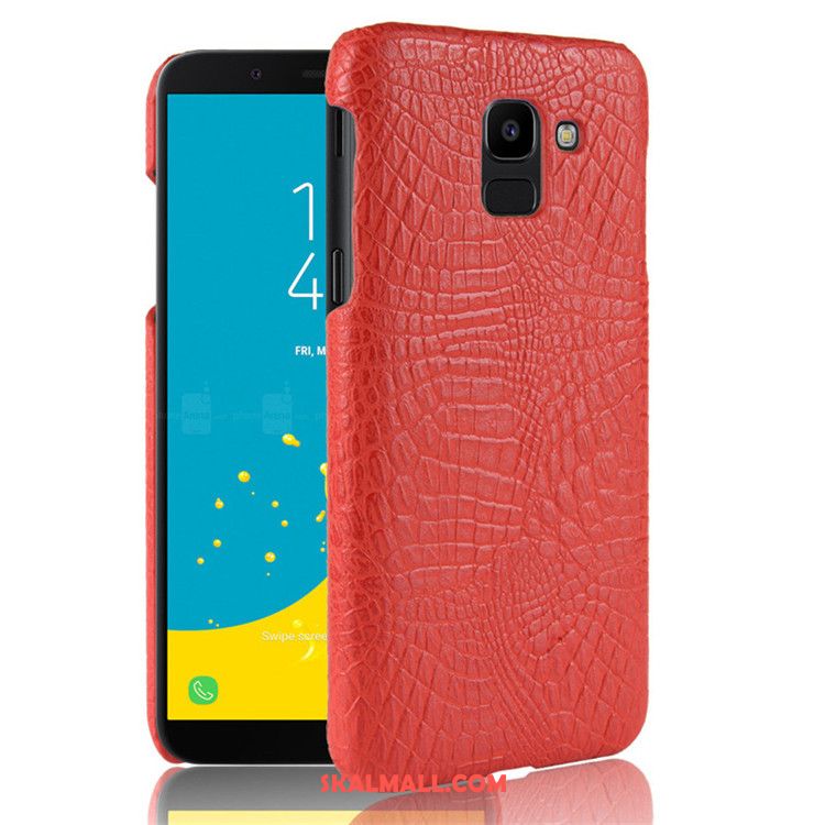 Samsung Galaxy J6 Skal Nubuck Skydd Hård Mobil Telefon Grön Billiga