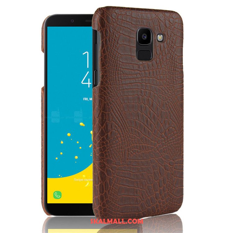 Samsung Galaxy J6 Skal Nubuck Skydd Hård Mobil Telefon Grön Billiga