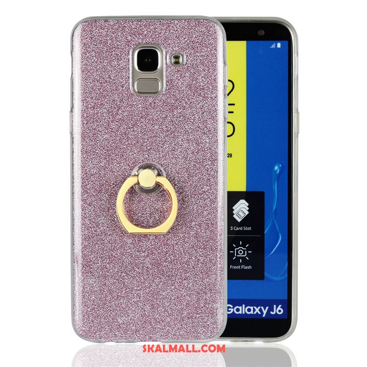 Samsung Galaxy J6 Skal Stjärna Mjuk Ring Pulver Blå Butik