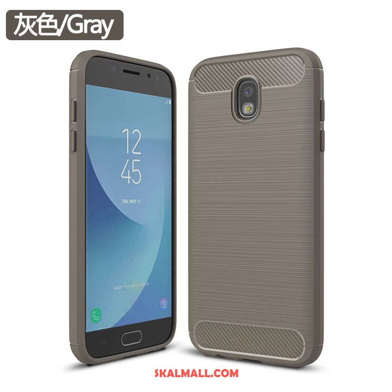 Samsung Galaxy J7 2017 Skal Fallskydd Nubuck Mjuk Mobil Telefon Röd Fodral Köpa