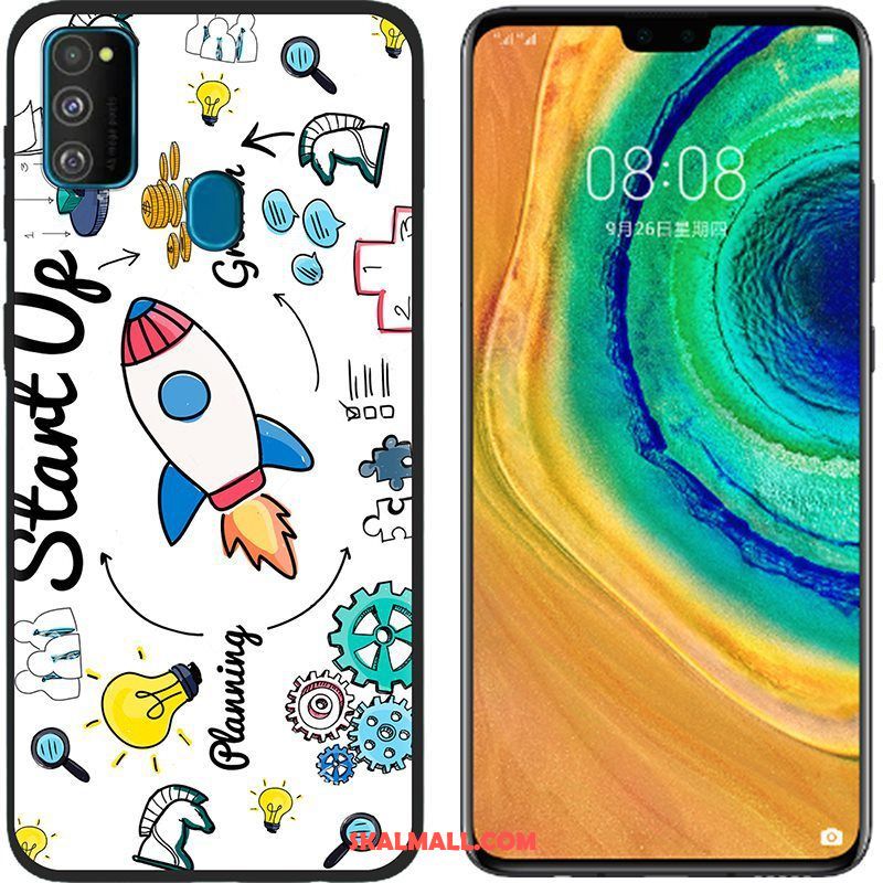 Samsung Galaxy M30s Skal Stjärna Mjuk Tecknat Duk Skydd Fodral Rea