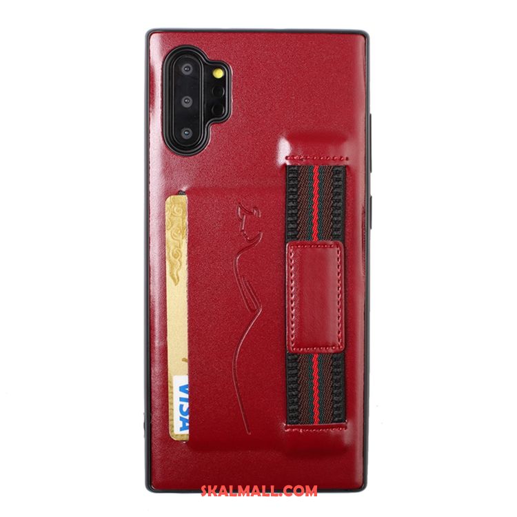 Samsung Galaxy Note 10+ Skal Kort Mjuk Mobil Telefon Röd Stjärna På Nätet