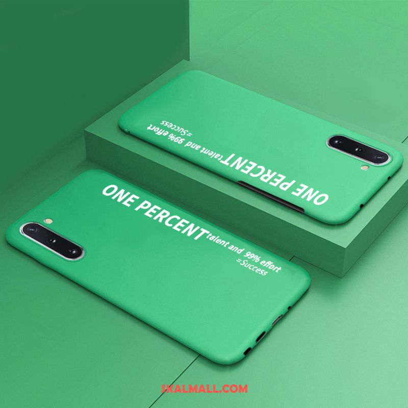 Samsung Galaxy Note 10 Skal Kreativa Slim Nubuck Röd Personlighet Fodral Online