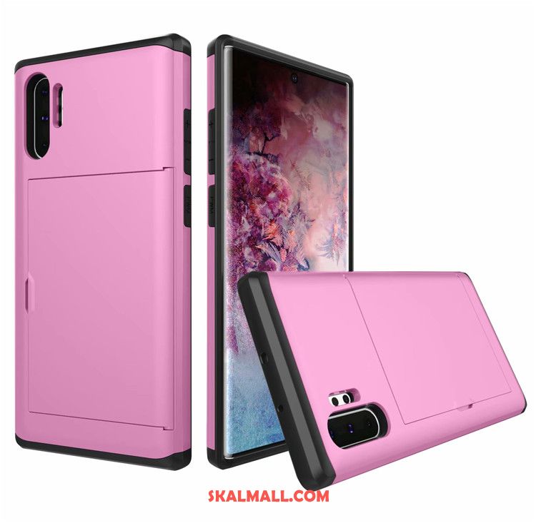 Samsung Galaxy Note 10+ Skal Mobil Telefon Skydd Stjärna Vit Kort Online