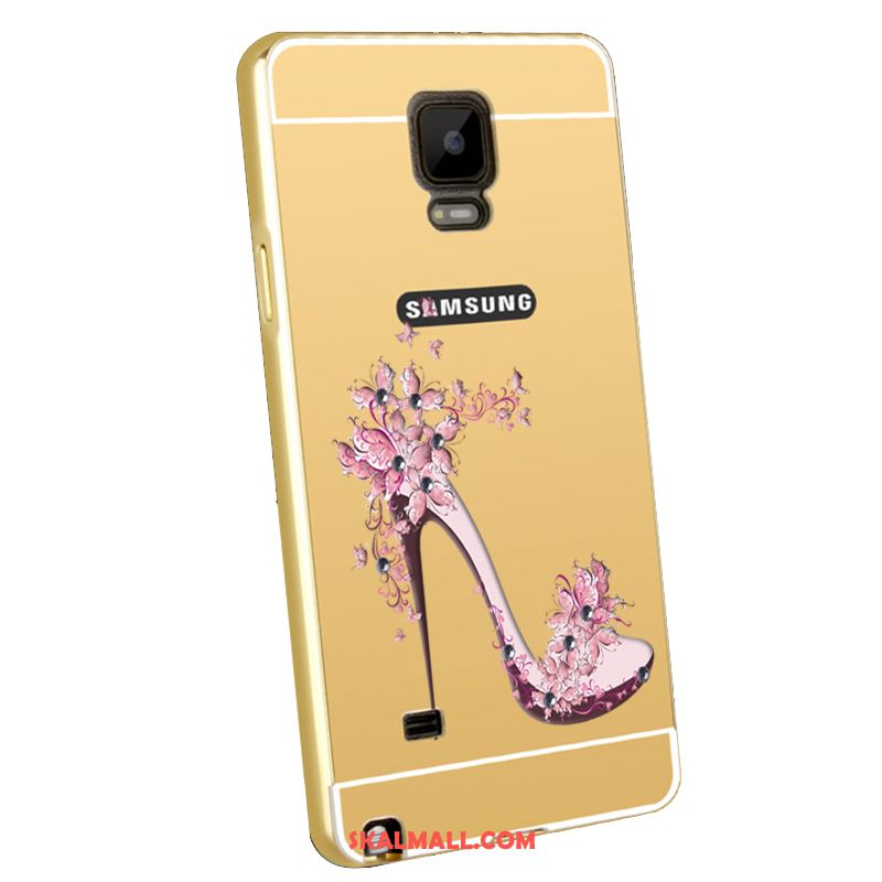 Samsung Galaxy Note 4 Skal Bakre Omslag Plating Metall Frame Mobil Telefon Billigt