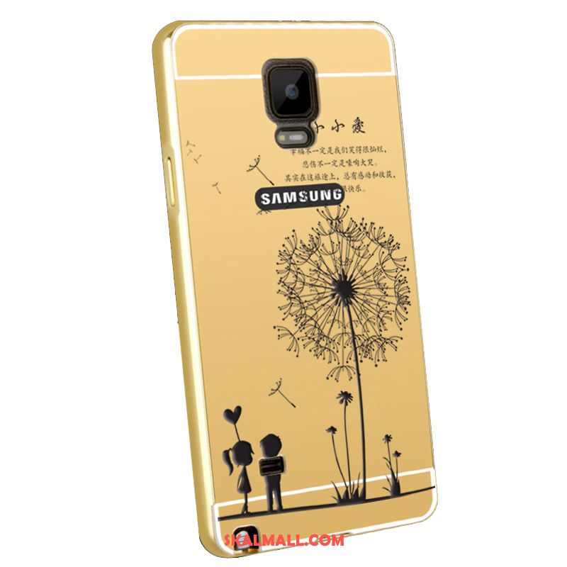 Samsung Galaxy Note 4 Skal Bakre Omslag Plating Metall Frame Mobil Telefon Billigt